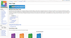 Desktop Screenshot of ddcwiki.donordirect.com